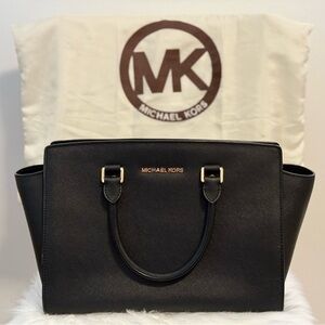 Michael Kors Selma Large Saffiano Leather Satchel